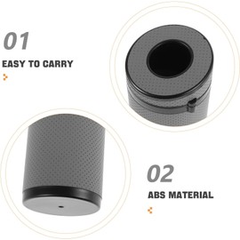 UKCOCO Caja para Pañuelos de Cuero para Coche Diseño Elegante y Almacenamiento Organizado, Dispensador Redondo para Toallas de Papel en Vehículo