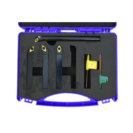 Shars 1/2" x 4" SDJC Turning Tool & 1/2" x 6" SDUCR Indexable Boring Bar 4 pcs Set 404-6578 S]