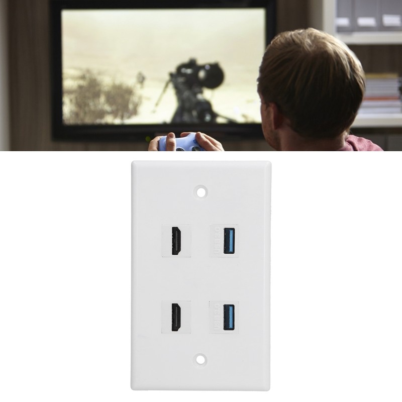 2 HD Multimedia Interface 2 USB3.0 Ports Panel Weld Free
