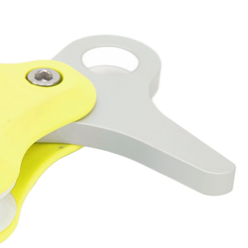 Universal Aluminum Alloy Diving Pulley Rope Retractor 250KG Max Loading
