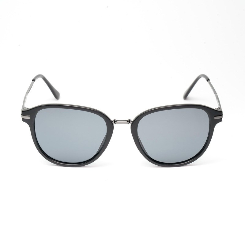Bunny Walk BW-022 BW-0220F Polarized Sunglasses Matte Black SMOKE