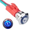 DMWD Horn Push Button Switch 19mm Heavy Duty 20Amp 12V-24V