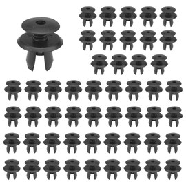 Pack of 50 Trim Clips Mounting Clips Suitable for Volkswagen, Car Plastic Rivets, Rivets, Plastic Push Clips Fasteners, Car Trim Clips, Door Trim Clips, Black