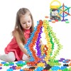 STEM Building Blocks Toy for Kids,300Pcs Interlocking Solid Plastic Educational