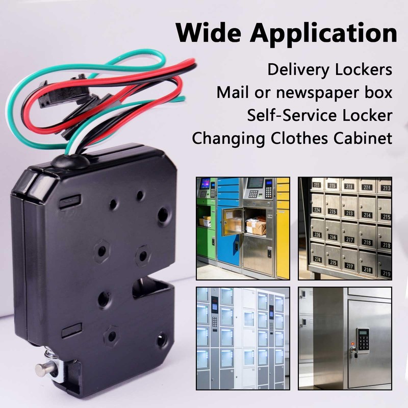 1pcs Electronic Lock,DC 12V 2A Carbon Steel Solenoid Cabinet Spring