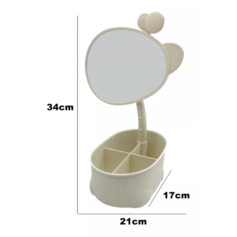 Life Shop Mini Espejo Organizador En Forma De Jirafa