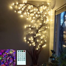 The Light Garden Lighted Willow Vine Remote Controlled Multicolor