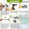 Creatyi 28 to 75 Inches Double Shower Curtain Rod Adjustable