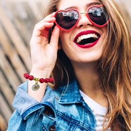 Bracelet Stone Red Thai Amulet Buddha AI Kai Kuman Thong Power Blessing Real Wat for Women Mens Talisman Good Luck