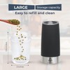 IZL Kitchenware Gravity Electric Salt and Pepper Grinder Set -