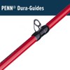 PENN Mariner III Boat Conventional Fishing Rod, Black/Red, 9' -