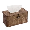 Sumnacon Tissue Box Cover Large Rectangle Tissue Box Seagrass Tissue