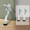 GoldPig Door Stoppers, 2 Pack Kickdown Door Stop with One-Touch