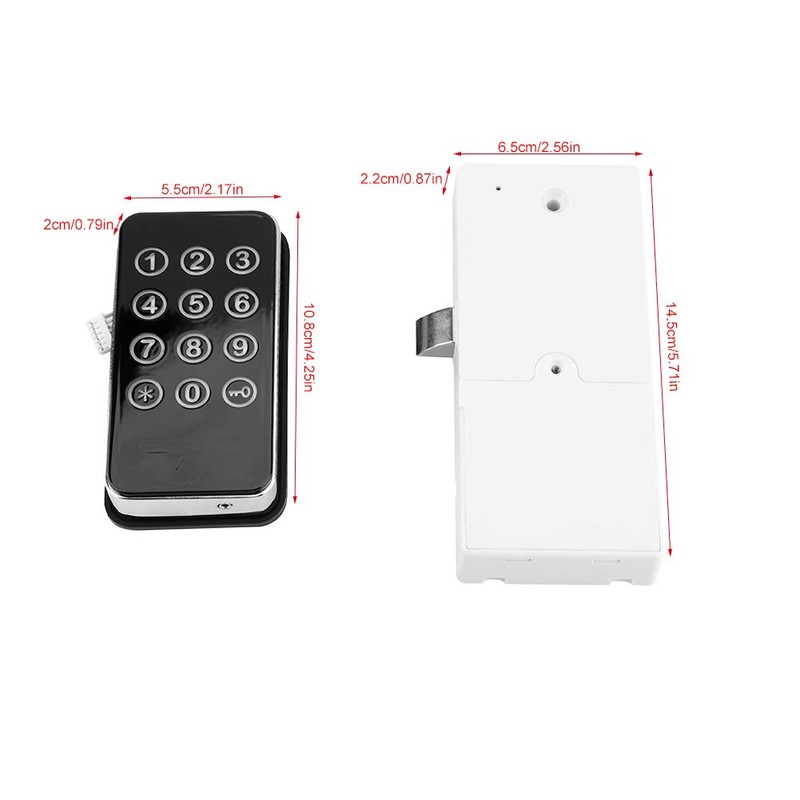 Digital Code Combination Lock, Zinc Alloy Coded Cam Cabinet Lock,