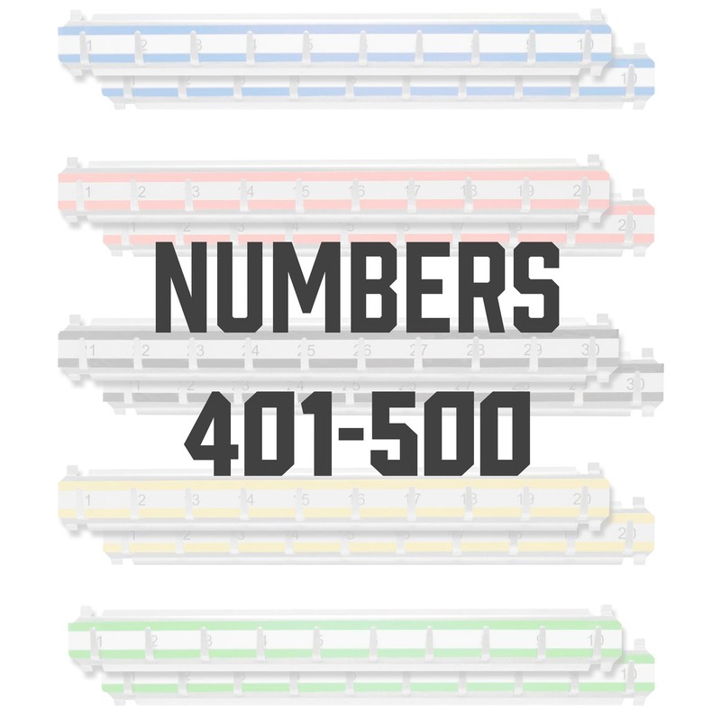 Barska Labeled Key Shelves with 401-500 Numbered Hooks for Key