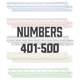 Barska Labeled Key Shelves with 401-500 Numbered Hooks for Key Cabinets