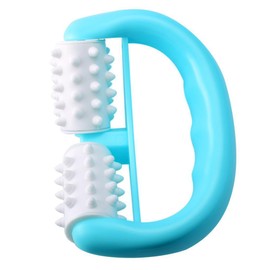 Beavorty Type d Massager Body Roller Handheld Massager for Body Dry Use Firming Brush Anti- Tool Perfect for Abdomen Legs Neck Buttocks Arms