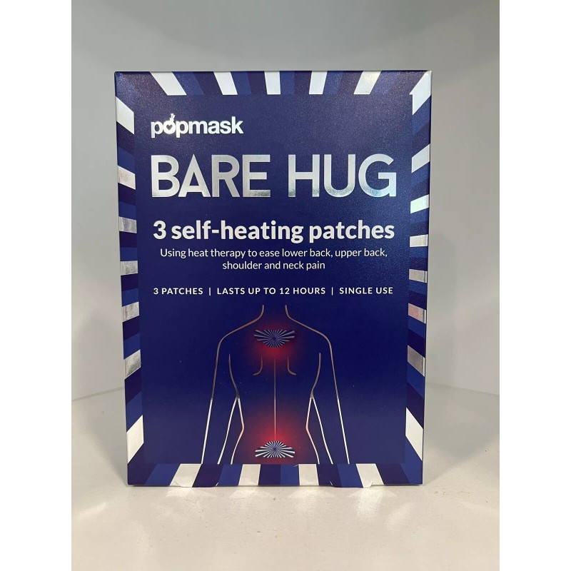 Popmask Bare Hug Heating Patches 3-Pack EXP:20/04/2025