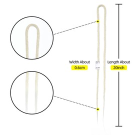 20" Blonde Double Ended Dreadlock Extensions 10 Strands DE Soft Synthetic Handmade Braid Dread Extensions