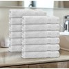 Casabella 12 Pack Flannel Face Cloth - 100% Cotton Face