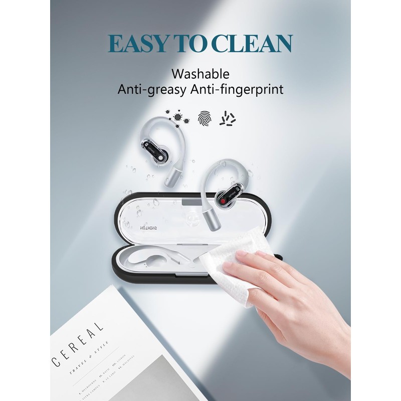 Case for Nothing Ear (Open) Open-Ear Headphones 2024, WUNIAK Soft