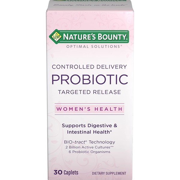 Nature's Bounty Controlled Delivery Probiotic Caplets, 30 Count