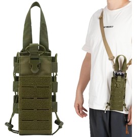 Bolsa de Botella de Agua Molle para Mochila, Soporte Ajustable para Botella Agua Molle, Portador hidratación para Viajes, Pesca, Caza, Senderismo, Bolsa al Aire Libre
