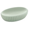 Gedy Marika Soap Dish Ceramic Green 8.3 x 12 x