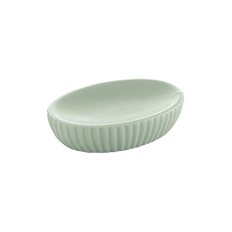 Gedy Marika Soap Dish Ceramic Green 8.3 x 12 x
