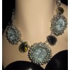 BETSEY JOHNSON STARGAZER BLING STATEMENT NECKLACE