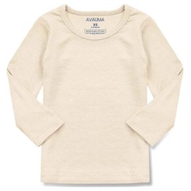 AVAUMA Baby Boys Girls Pajama Set Kids Toddler Snug fit Ribbed Sleepwear pjs for Daily Life Style (L/Beige(L))