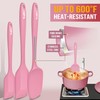 Walfos Silicone Spatula Set of 5 - (600°F) High Heat