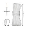 5/16" x 66 ft Wire Center Flagpole Rope with 2