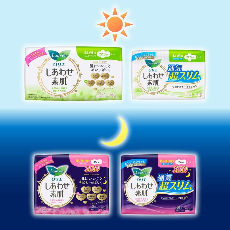 [Bulk Purchase] Laurier Happy Bare Skin, Ultra Slim, For Especially