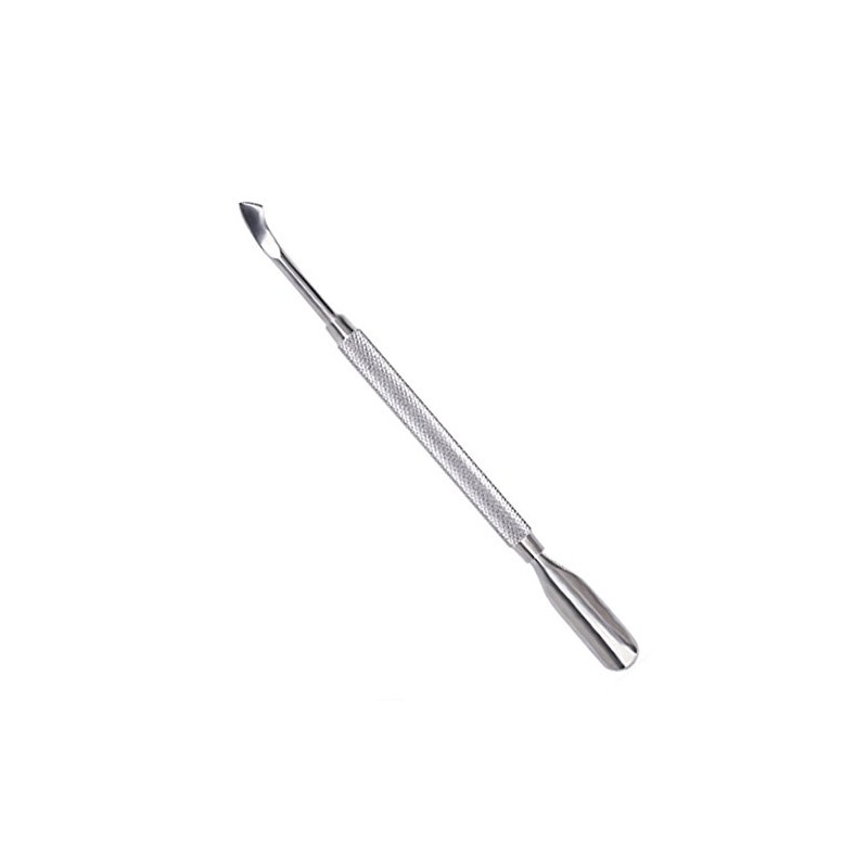 Cuticle Pusher Stainless Steel Nail Scratching with Cuticle Pressing 2-Way