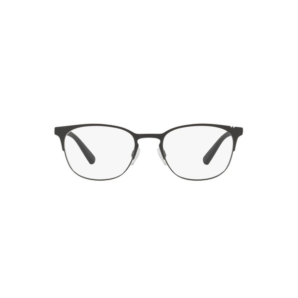 Emporio Armani anteojos de sol ovaladas EA1059 para hombre, color negro mate, lente demo, 53 mm, Negro mate/lente de demostración., 53 mm