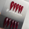 Luxury Press on Nails Long Curved Stiletto Handmade Eagle Claw