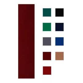 Accuplay Pre Cut 20 oz Pool  Felt - Billiard Cloth For 8' Table English Green  - Burgundy