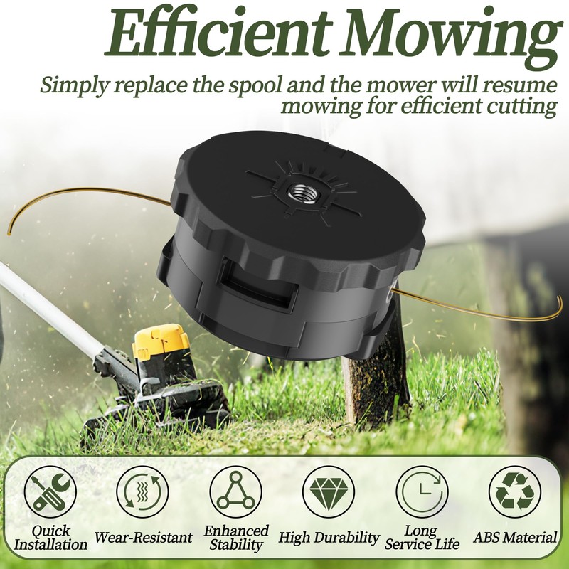BiLLNE N737410 String Trimmer Head Compatible with De-Walt String Trimmer,Fit