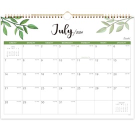 Wall Calendar 2024-2026 - 24 Months Wall Calendar 2024-2026, JULY 2024 - JUNE 2026, 14.8'' x 11.5'', Large Blocks with Julian Dates