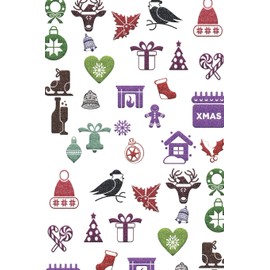 Christmas Journal for Mom: Christmas gift for mom. Christmas journal stencil (100 pages Christmas lined writing blank paper 6x9)