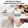 Grey Metal Epoxy Putty for Repair, 2 Part 16Oz Wood