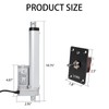 12V Heavy Duty Linear Actuator 6 Inch 330lb/1500N, IP54 Waterproof