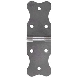 4-1/8" x 1-5/16" Stamped Steel Trunk Flap Hinge - for Steamer Trunk, Antique Cabinet, Vintage Furniture Reproduction Hardware | TKH-66