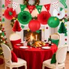 YOVIWEI Christmas Party Decorations - Red & Green Christmas Flag,