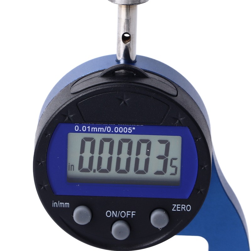 Digital Thickness Gauge Electronic Micrometer Thickness Meter 0.01mm 0.0005in Resolution