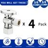 (10 Pack) Lidertik 1/2 inch NPT Thread Angle Stop Valve
