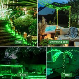 St.Patrick's Day Fairy String Lights, 8.2Ft 50 LED Fairy Lights with Timer, 8 Modes Battery Operated Fairy Lights, 4 Pack Mini Led String Lights for DIY Wedding Bedroom Mason Jar Christmas Decoration