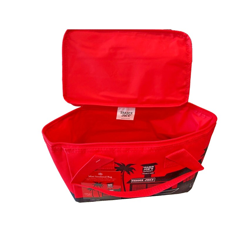Trader Joe’s Mini Insulated Bag 1.5 Gallon: Red New with
