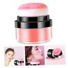 Minkissy 5pcs Women Loose Powder Blush with Puff for Cheeks